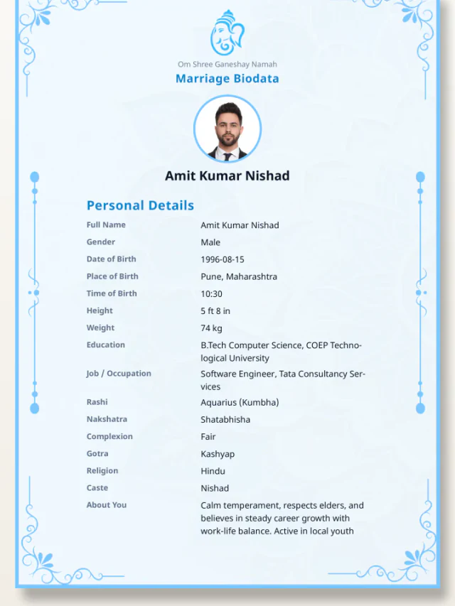 Boy vs Girl WhatsApp Biodata